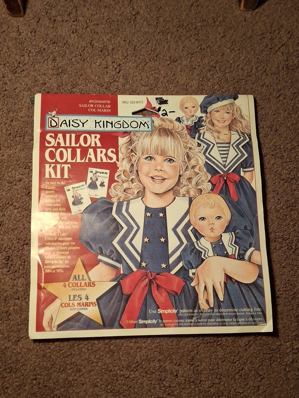 Vintage Simplicity Sailor Collar